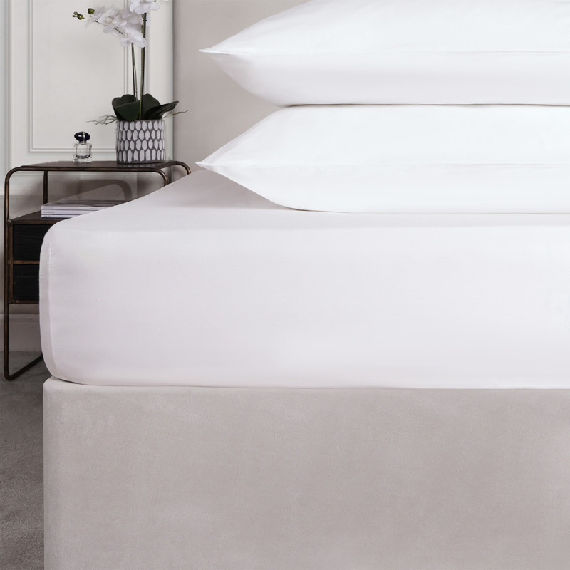 Σεντόνι Ξενοδοχείου Mε Λάστιχο 0,90x2,00+35 52%cotton 48%polyester 144tc