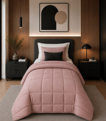 Κουβερτοπάπλωμα Μονό 1,60Χ2,20 Dusty Rose