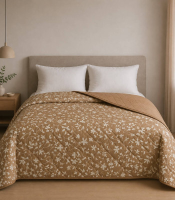 Κουβερλί Υπέρδιπλο 220x240 Olia Beige Κουβερλί Υπέρδιπλο 220x240 Olia Beige