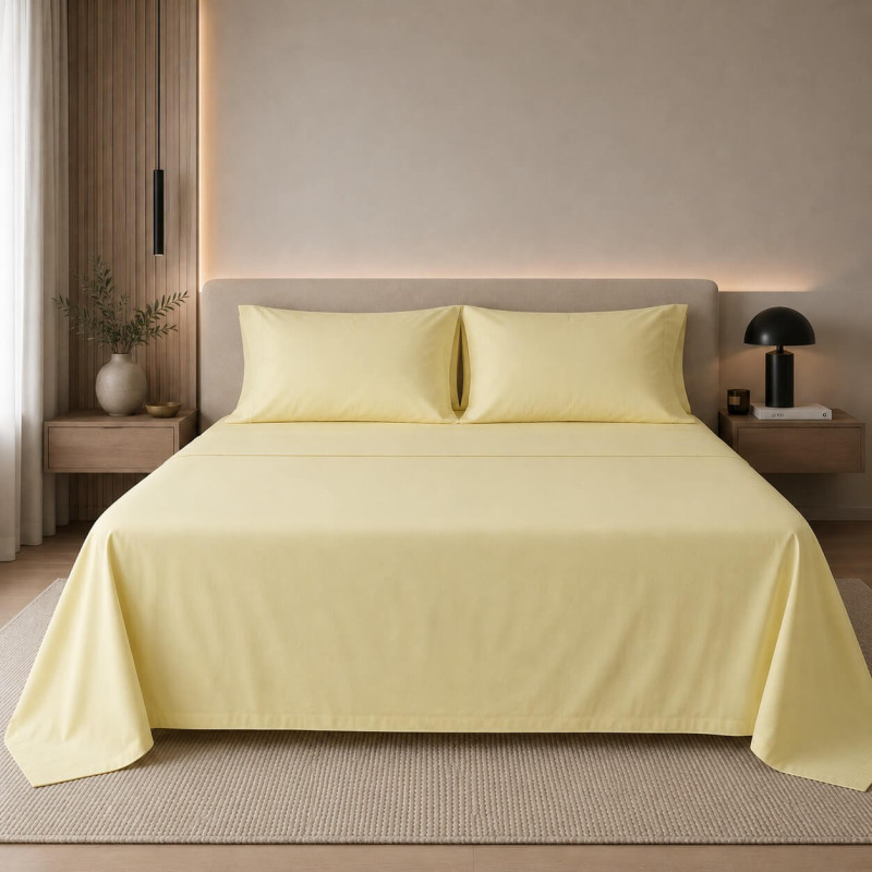 Σεντόνι Υπερ/πλο Πεννιέ Yellow (2.50x2.70)