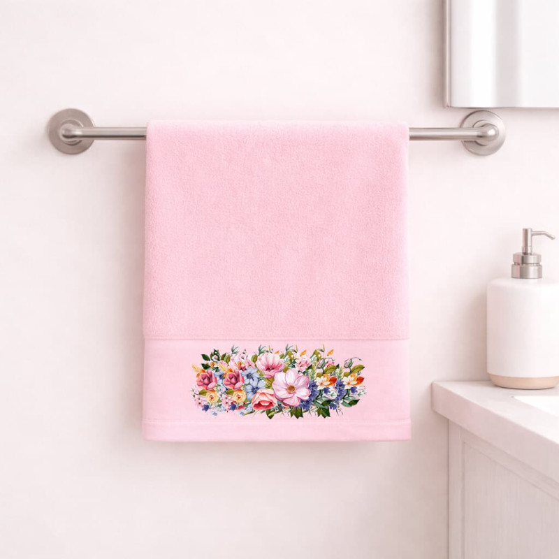 Πετσέτα Προσώπου 50×90 Rosie Dusty Rose