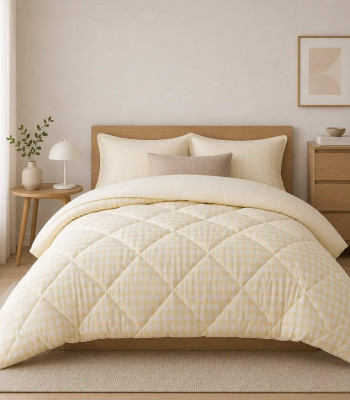 Πάπλωμα Υπέρδιπλο 220x240 Carla Yellow Πάπλωμα Υπέρδιπλο 220x240 Carla Yellow