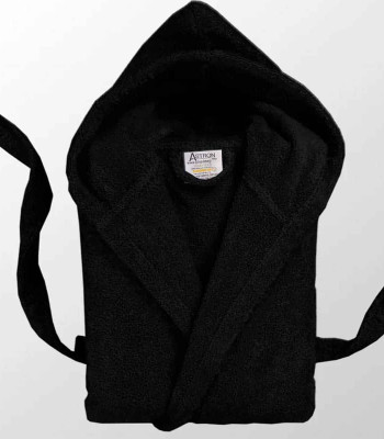 Μπουρνούζι Με Κουκούλα Black - Medium Μπουρνούζι Με Κουκούλα Black - Medium