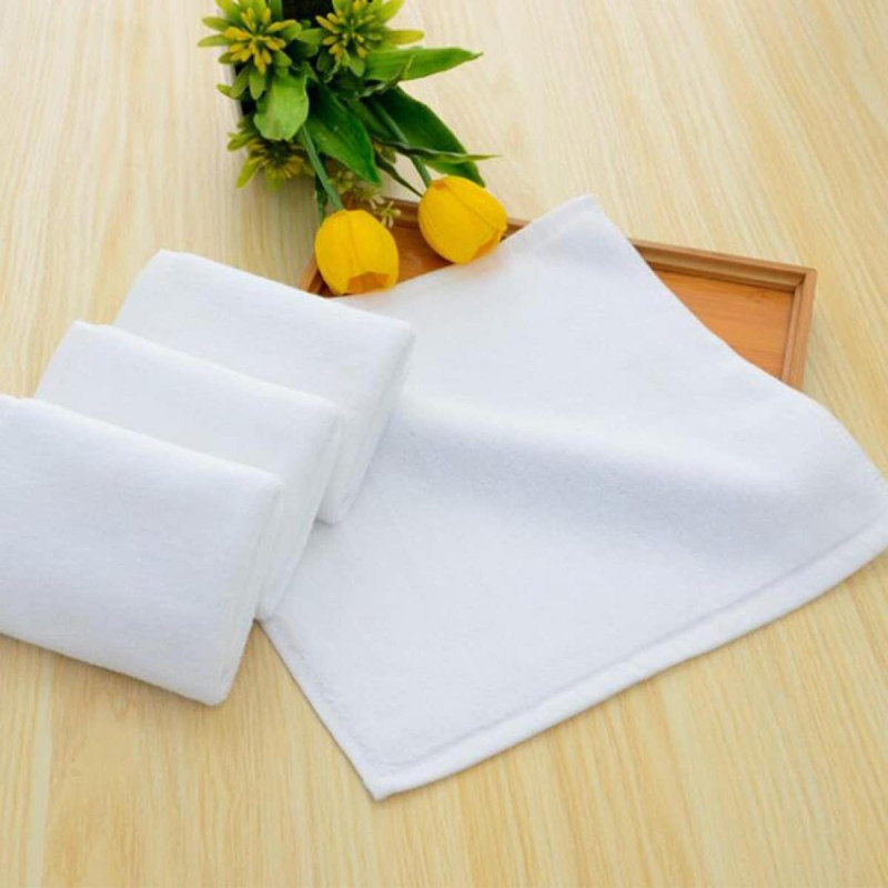 Πετσέτα Χεριών Λαβέτα 30×30 Λευκή 450γρ. 100% cotton Πεννιέ