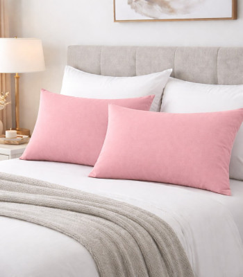 Μαξιλαροθήκες 2 τεμ (52x72) Dusty Rose Μαξιλαροθήκες 2 τεμ (52x72) Dusty Rose