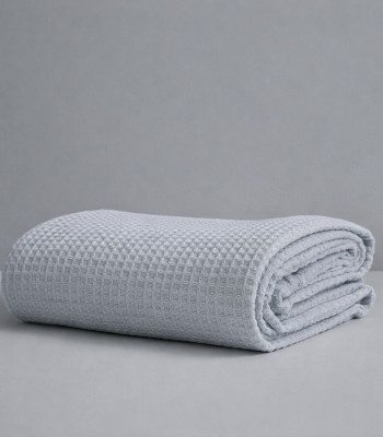 Κουβέρτα Πικέ Μονή Waffle 165χ245 Light Grey Κουβέρτα Πικέ Μονή Waffle 165χ245 Light Grey
