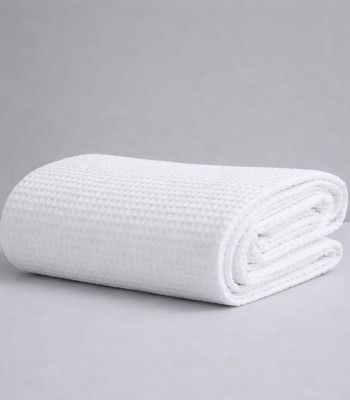 Κουβέρτα Πικέ Υπέρδιπλη Waffle Ξενοδοχείου 230X245 White Κουβέρτα Πικέ Υπέρδιπλη Waffle Ξενοδοχείου 230X245 White