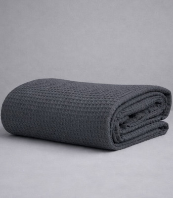Κουβέρτα Πικέ Υπερ/πλη Waffle 230χ245 Dark Grey Κουβέρτα Πικέ Υπερ/πλη Waffle 230χ245 Dark Grey