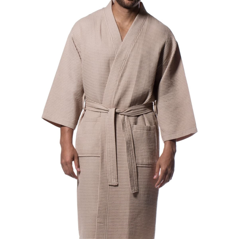 Μπουρνούζι Πικέ Ξενοδοχείου Beige - Large Μπουρνούζι Πικέ Ξενοδοχείου Beige - Large