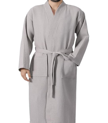 Μπουρνούζι Πικέ Ξενοδοχείου Light Grey - X Large Μπουρνούζι Πικέ Ξενοδοχείου Light Grey - X Large