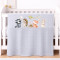 Βρεφική Κουβέρτα Πικέ Κούνιας 110 Χ 140 Light Grey