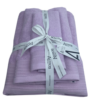 Πετσέτες σετ 3τμχ Light Lilac