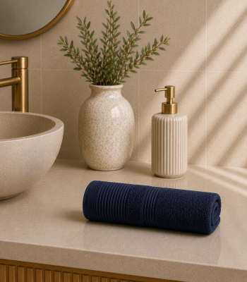 Πετσέτα Χεριών 30×50 Navy Blue Πετσέτα Χεριών 30×50 Navy Blue