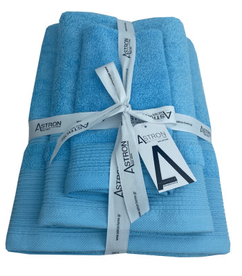 Πετσέτες σετ 3τμχ Turquoise