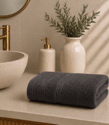 Πετσέτα Προσώπου 50×90 Dark Grey