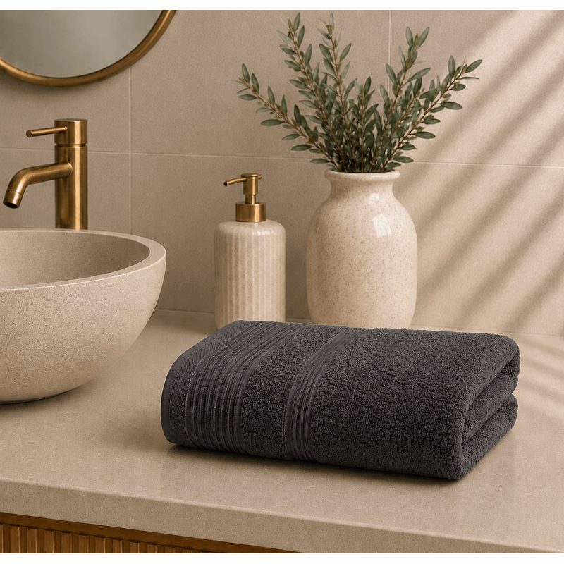 Πετσέτα Προσώπου 50×90 Dark Grey