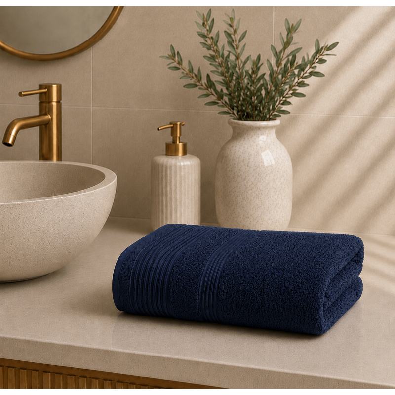 Πετσέτα Προσώπου 50×90 Navy Blue Πετσέτα Προσώπου 50×90 Navy Blue