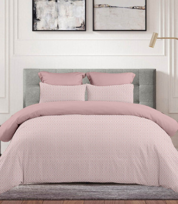 Σεντόνι Με Λάστιχο (160x200+30) Boho Dusty Rose