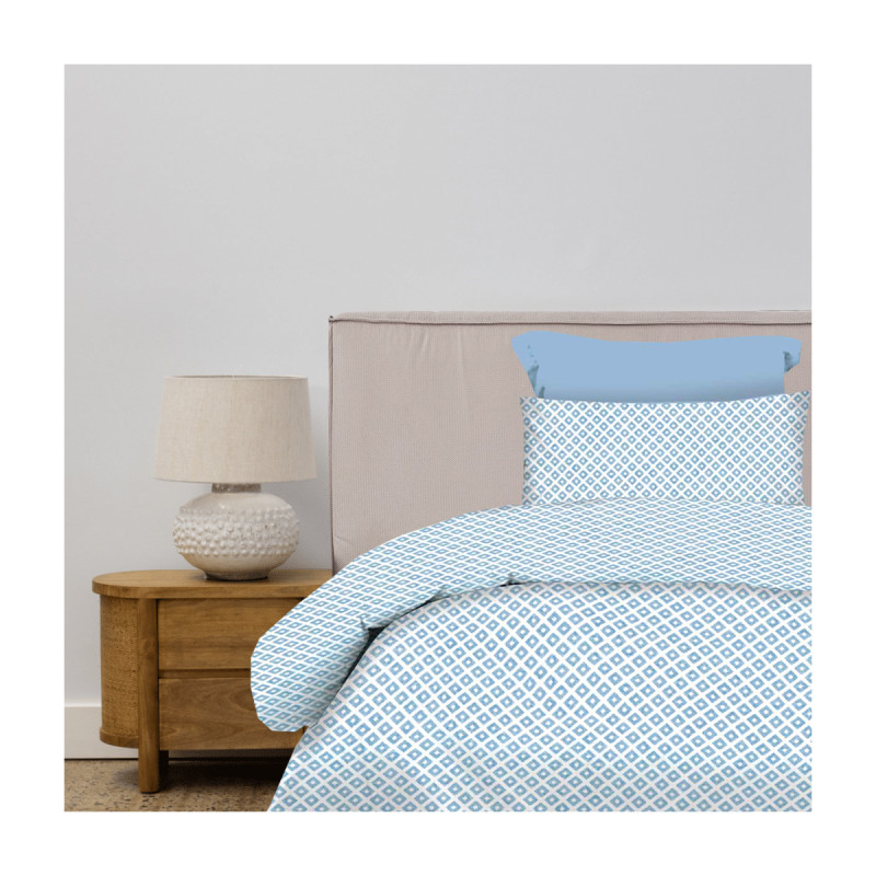 Σετ Σεντόνια 2Χ(1.75Χ2,60) + 1Χ(52Χ72) Ariel Blue