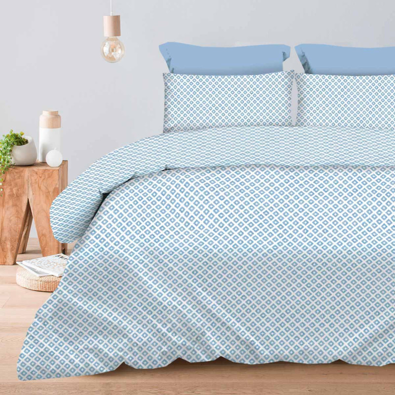 Σετ Σεντόνια 2Χ(2,45Χ2,60) + 2Χ(52Χ72) Ariel Blue