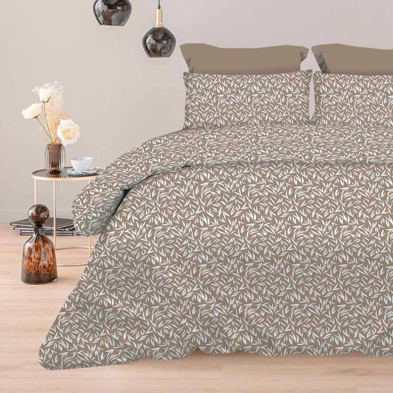 Παπλωματοθήκες Υπέρ/πλες Emelia Beige