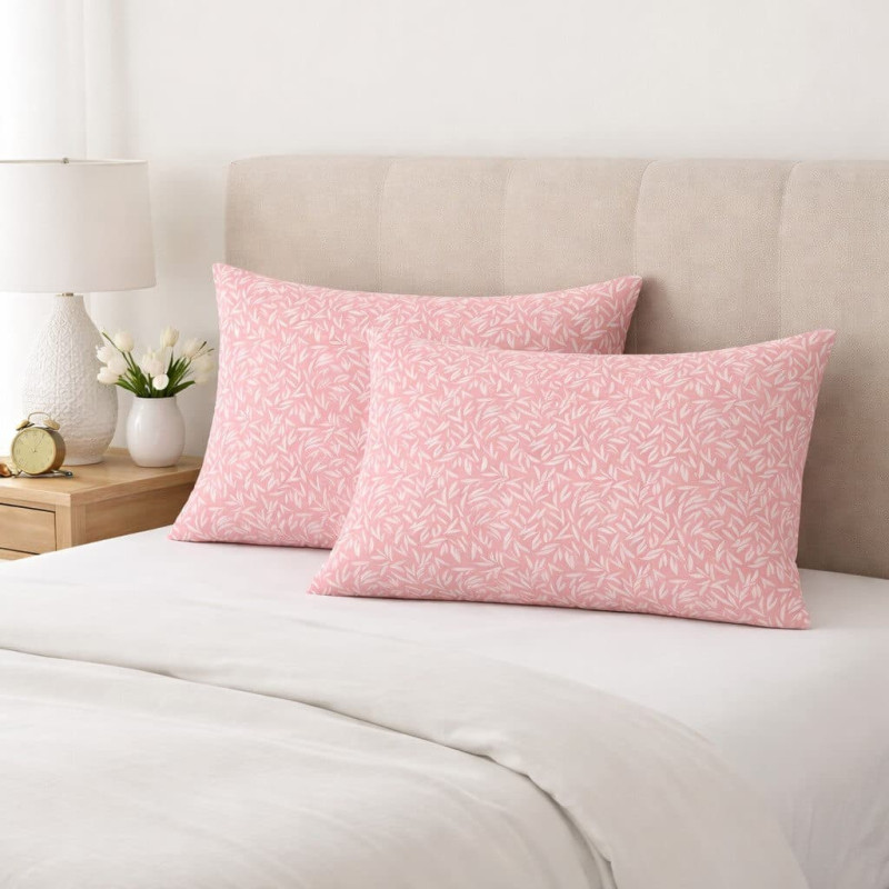 Μαξιλαροθήκες 2 τεμ (52x72) Emelia Dusty Rose Μαξιλαροθήκες 2 τεμ (52x72) Emelia Dusty Rose