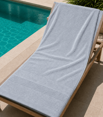 Πετσέτα Πισίνας - Spa 80X150 Light Grey Πετσέτα Πισίνας - Spa 80X150 Light Grey