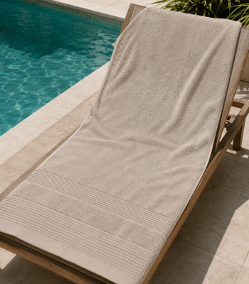 Πετσέτα Πισίνας - Spa 80X150 Beige Πετσέτα Πισίνας - Spa 80X150 Beige