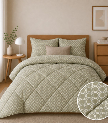 Πάπλωμα Υπέρδιπλο 220x240 Olivia Olive
