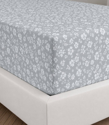 Σεντόνια Μονά (Σετ) Με Λάστιχο (100x200+30) Emily Grey