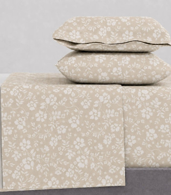 Σεντόνια Υπέρδιπλα Σετ 2Χ(2,45Χ2,60) + 2Χ(52Χ72) Emily Beige