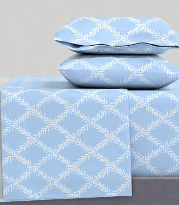 Σεντόνια Υπέρδιπλα Σετ 2Χ(2,45Χ2,60) + 2Χ(52Χ72) Lucia Blue