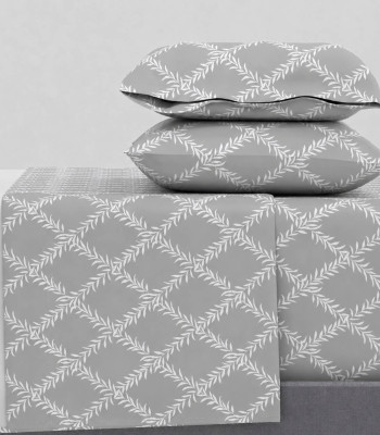 Σεντόνια King Size (ΣΕΤ) 2Χ(2,60Χ2,80)+2Χ(52Χ72) Lucia Grey