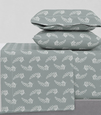 Σεντόνια King Size (ΣΕΤ) 2Χ(2,60Χ2,80)+2Χ(52Χ72) Vivian Grey