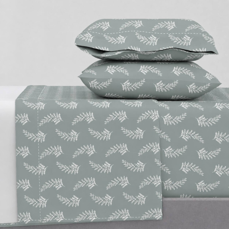 Σεντόνια King Size (ΣΕΤ) 2Χ(2,60Χ2,80)+2Χ(52Χ72) Vivian Grey