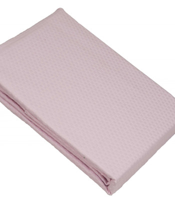 Κουβέρτα Πικέ Le Blanc Sanforized Cotton 100% Pink Μονή 170x245 Κουβέρτα Πικέ Le Blanc Sanforized Cotton 100% Pink Μονή 170x245