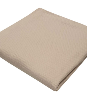 Κουβέρτα Πικέ Le Blanc Sanforized Cotton 100% Μονή 170x260 Beige Κουβέρτα Πικέ Le Blanc Sanforized Cotton 100% Μονή 170x260 Beige
