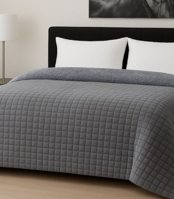 Κουβερτοπάπλωμα Le Blanc Flannel Comfort Υπέρδιπλο 220Χ240 700gsm RIB CUT Light Grey Κουβερτοπάπλωμα Le Blanc Flannel Comfort Υπέρδιπλο 220Χ240 700gsm RIB CUT Light Grey