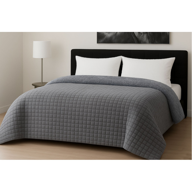 Κουβερτοπάπλωμα Le Blanc Flannel Comfort Υπέρδιπλο 220Χ240 700gsm RIB CUT Light Grey Κουβερτοπάπλωμα Le Blanc Flannel Comfort Υπέρδιπλο 220Χ240 700gsm RIB CUT Light Grey