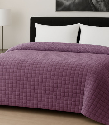 Κουβερτοπάπλωμα Le Blanc Flannel Comfort Υπέρδιπλο 220Χ240 700gsm RIB CUT Lilac Κουβερτοπάπλωμα Le Blanc Flannel Comfort Υπέρδιπλο 220Χ240 700gsm RIB CUT Lilac