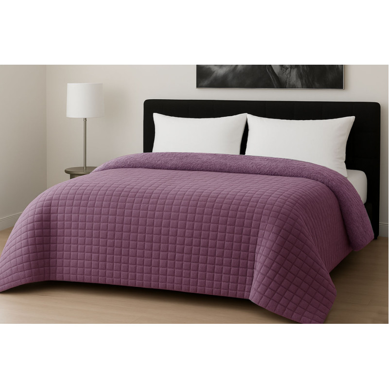 Κουβερτοπάπλωμα Le Blanc Flannel Comfort Υπέρδιπλο 220Χ240 700gsm RIB CUT Lilac Κουβερτοπάπλωμα Le Blanc Flannel Comfort Υπέρδιπλο 220Χ240 700gsm RIB CUT Lilac