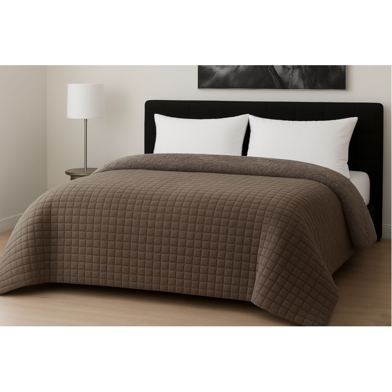 Κουβερτοπάπλωμα Le Blanc Flannel Comfort Υπέρδιπλο 220Χ240 700gsm RIB CUT Moka Κουβερτοπάπλωμα Le Blanc Flannel Comfort Υπέρδιπλο 220Χ240 700gsm RIB CUT Moka