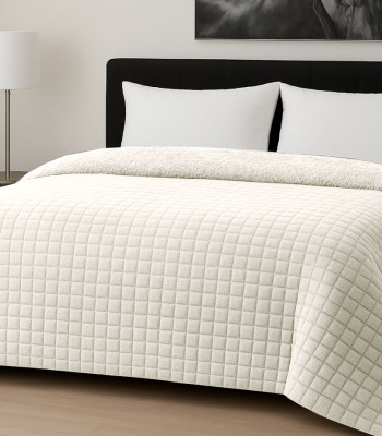 Κουβερτοπάπλωμα Le Blanc Flannel Comfort Υπέρδιπλο 220Χ240 700gsm RIB CUT Ivory Κουβερτοπάπλωμα Le Blanc Flannel Comfort Υπέρδιπλο 220Χ240 700gsm RIB CUT Ivory