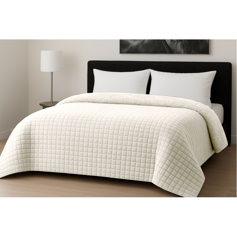 Κουβερτοπάπλωμα Le Blanc Flannel Comfort Υπέρδιπλο 220Χ240 700gsm RIB CUT Ivory Κουβερτοπάπλωμα Le Blanc Flannel Comfort Υπέρδιπλο 220Χ240 700gsm RIB CUT Ivory