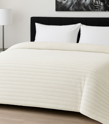 Κουβερτοπάπλωμα Le Blanc Flannel Comfort Υπέρδιπλο 220Χ240 700gsm RIB Ivory Κουβερτοπάπλωμα Le Blanc Flannel Comfort Υπέρδιπλο 220Χ240 700gsm RIB Ivory