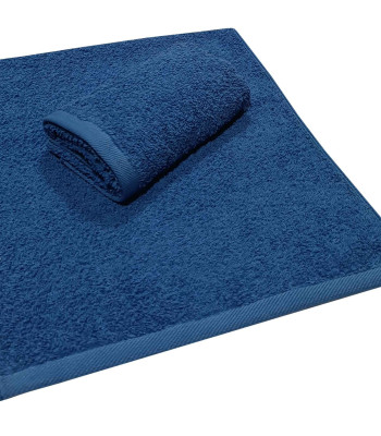 Πετσέτα ΚΟΜΒΟΣ Πεννιέ PLAIN LINE 500γρ/μ2 ROYAL BLUE Χειρός 30x50