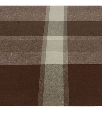 Τραπεζομάντηλο ΚΟΜΒΟΣ Λονέτα Υφαντό Καρό Brown-Beige 140x140 Τραπεζομάντηλο ΚΟΜΒΟΣ Λονέτα Υφαντό Καρό Brown-Beige 140x140