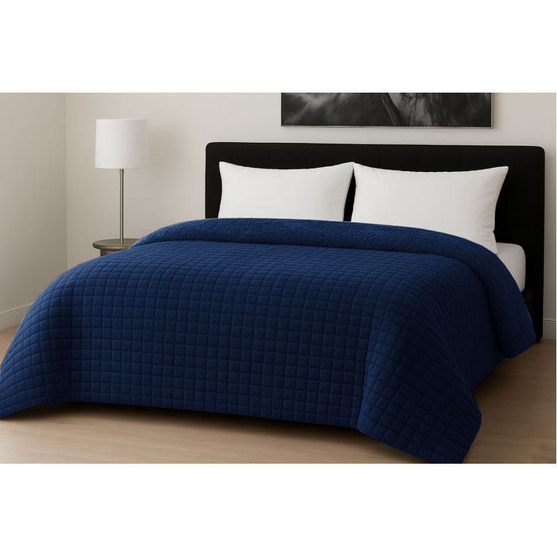 Κουβερτοπάπλωμα Le Blanc Flannel Comfort Σούπερ Υπέρδιπλο 260Χ240 700gsm RIB CUT Navy Κουβερτοπάπλωμα Le Blanc Flannel Comfort Σούπερ Υπέρδιπλο 260Χ240 700gsm RIB CUT Navy