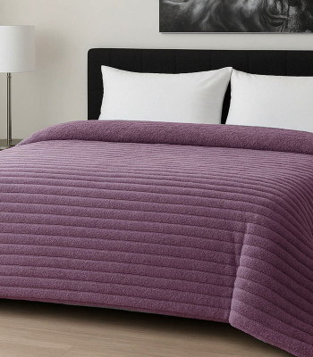 Κουβερτοπάπλωμα Le Blanc Flannel Comfort Σούπερ Υπέρδιπλο 260Χ240 700gsm RIB Lilac Κουβερτοπάπλωμα Le Blanc Flannel Comfort Σούπερ Υπέρδιπλο 260Χ240 700gsm RIB Lilac