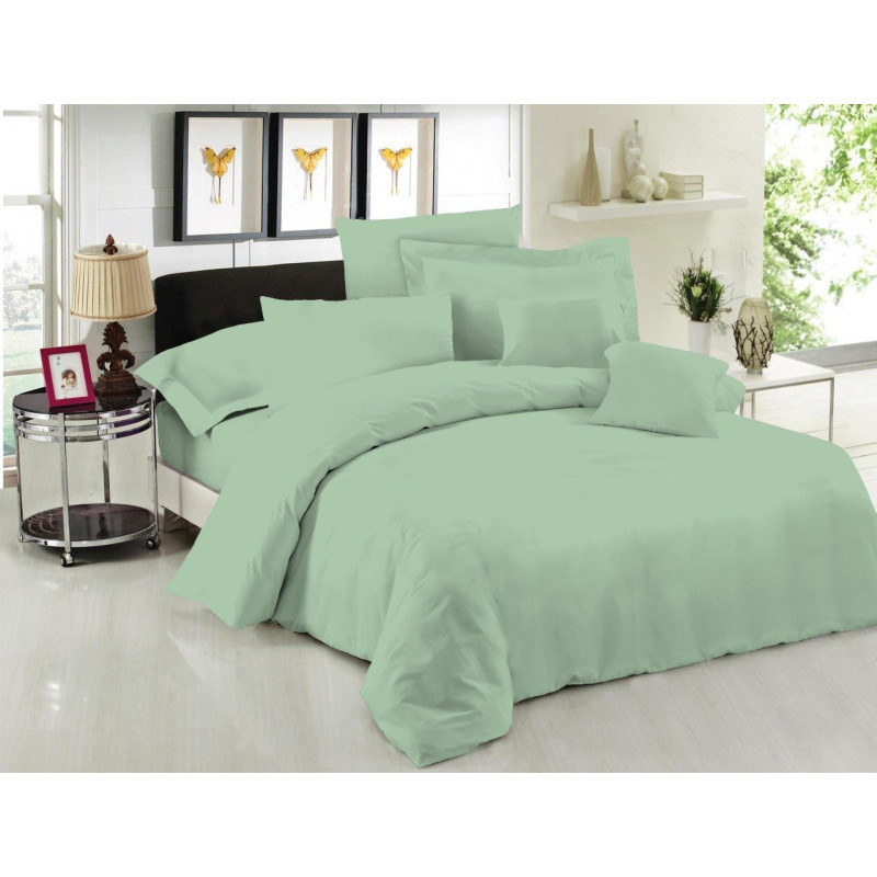 Ζεύγος Μαξιλαροθήκες Φάκελος LeBlanc Μονόχρωμες Polycotton 50/50 TC144 Green 50x70 Ζεύγος Μαξιλαροθήκες Φάκελος LeBlanc Μονόχρωμες Polycotton 50/50 TC144 Green 50x70